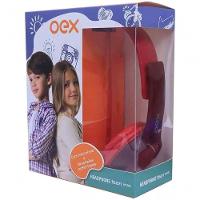 Fone Headphone Teen Vermelho Com Microfone Hp303 Oex - 3