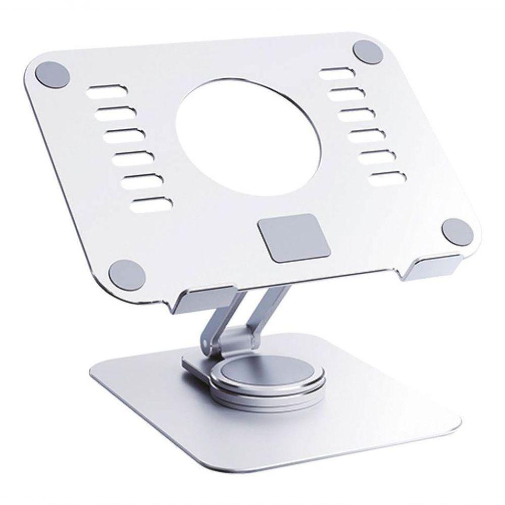 Suporte Para Tablet Acrílico E Alumínio Ajustável 360º Giratório - 1