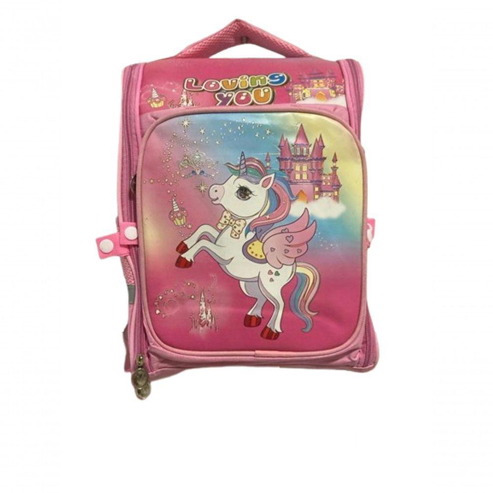 Kit Mochila Escolar Infantil Com Rodinhas Unicórnio Mais Lancheira E Estojo - 4