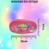 Kit Mochila Escolar Infantil Com Rodinhas Unicórnio Mais Lancheira E Estojo - 7