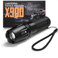Lanterna Tática Led X900 Ultra Potente Recarregável Manual - 1
