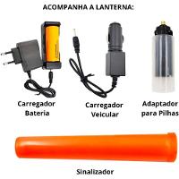 Lanterna Tática Led X900 Ultra Potente Recarregável Manual - 5