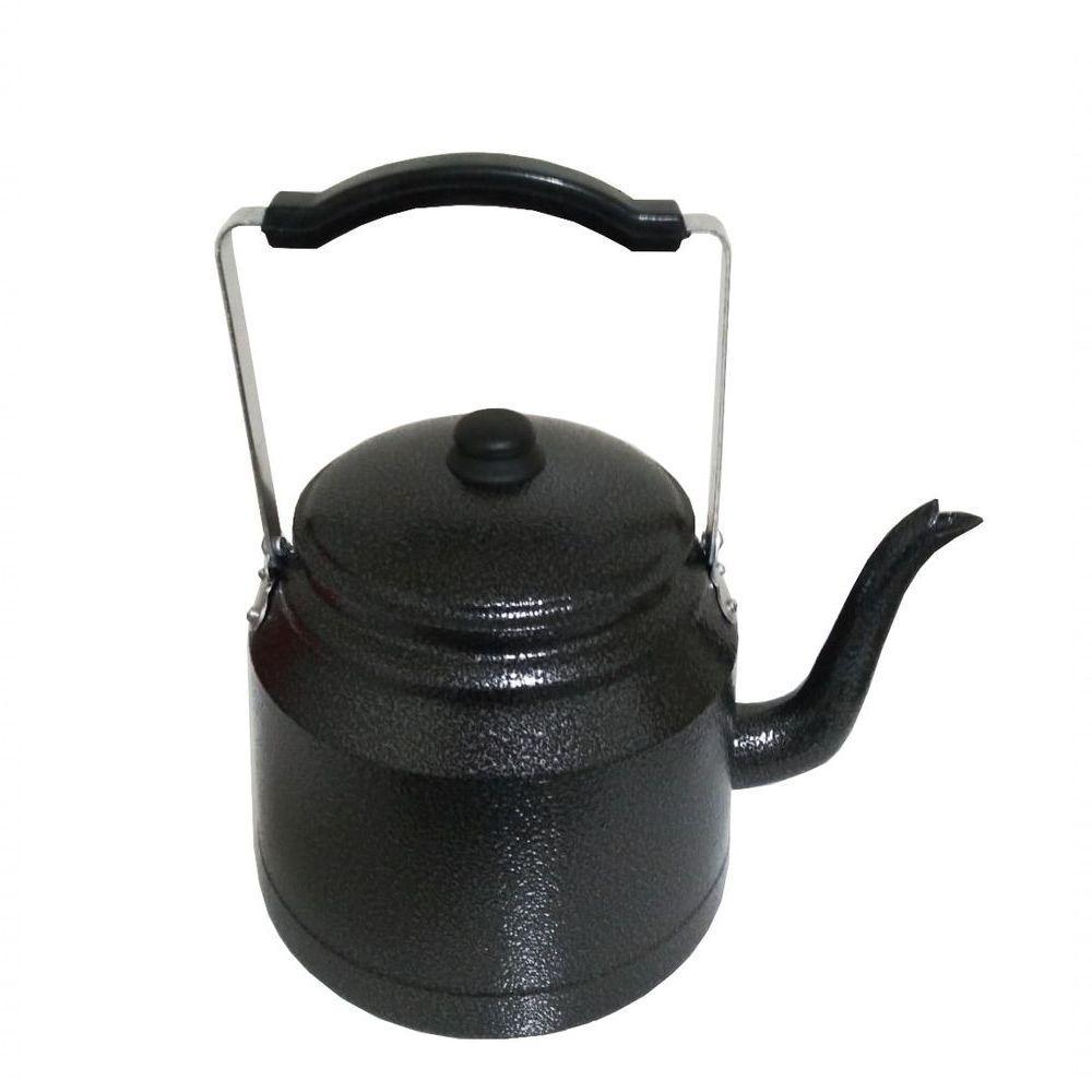 Chaleira De Alumínio Preta Craqueada 1,7 Litros Extang - 1
