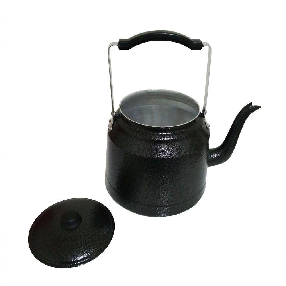 Chaleira De Alumínio Preta Craqueada 1,7 Litros Extang - 2