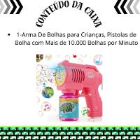 Lança Bolhas De Sabão água Brinquedo 50ml Brinquedo De Bolha Bolinhas Automático Azul - 2