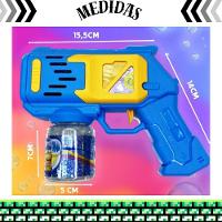 Lança Bolhas De Sabão água Brinquedo 50ml Brinquedo De Bolha Bolinhas Automático Azul - 7