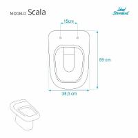 Assento Sanitário Scala Neve para Vaso Ideal Standard - 2