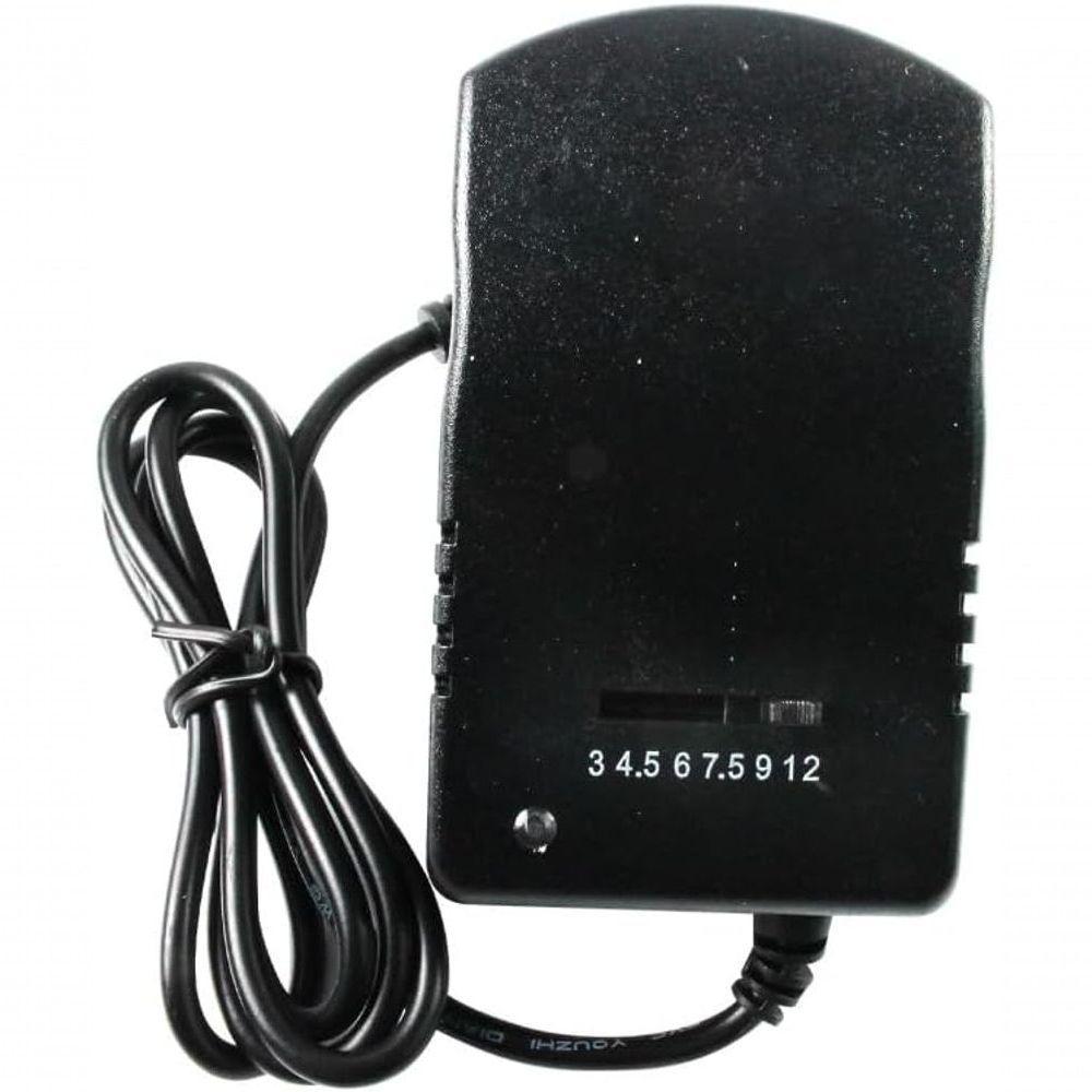 Fonte Universal Bivolt Regulável 3v 4.5v 6v 7.5v 9v 12v 3a 30w 6 Plugs It-blue Le-2561 - 1