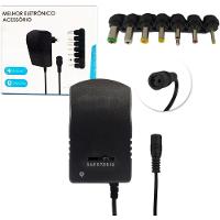 Fonte Universal Bivolt Regulável 3v 4.5v 6v 7.5v 9v 12v 3a 30w 6 Plugs It-blue Le-2561 - 2