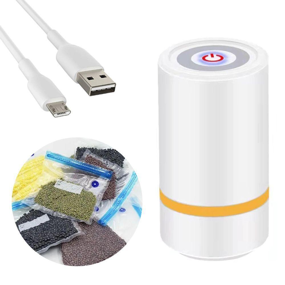 Mini Seladora A Vacuo Portatil Touch Conserva Embaladora Alimentos Comida Legumes Frutas Carne - 1