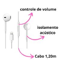 Kit 10 Fones De Ouvido Para Celular A Gold Premium Com Fio Fn-a16 Branco