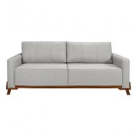 Sofá Maldivas 1,70 Linho Fixo Base Madeira Living Império Linho 185 - 3