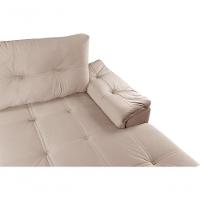 Sofá Viena 3 Lugares Com Chaise E Canto Premium Império Areia Areia 376 - 2