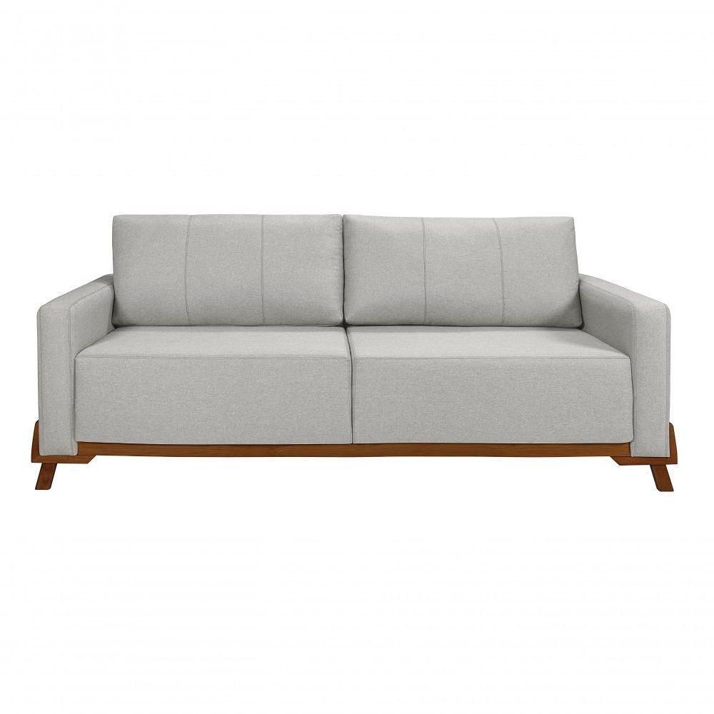 Sofá Maldivas 2,00 Linho Living Base Madeira Império Linho 185 - 2