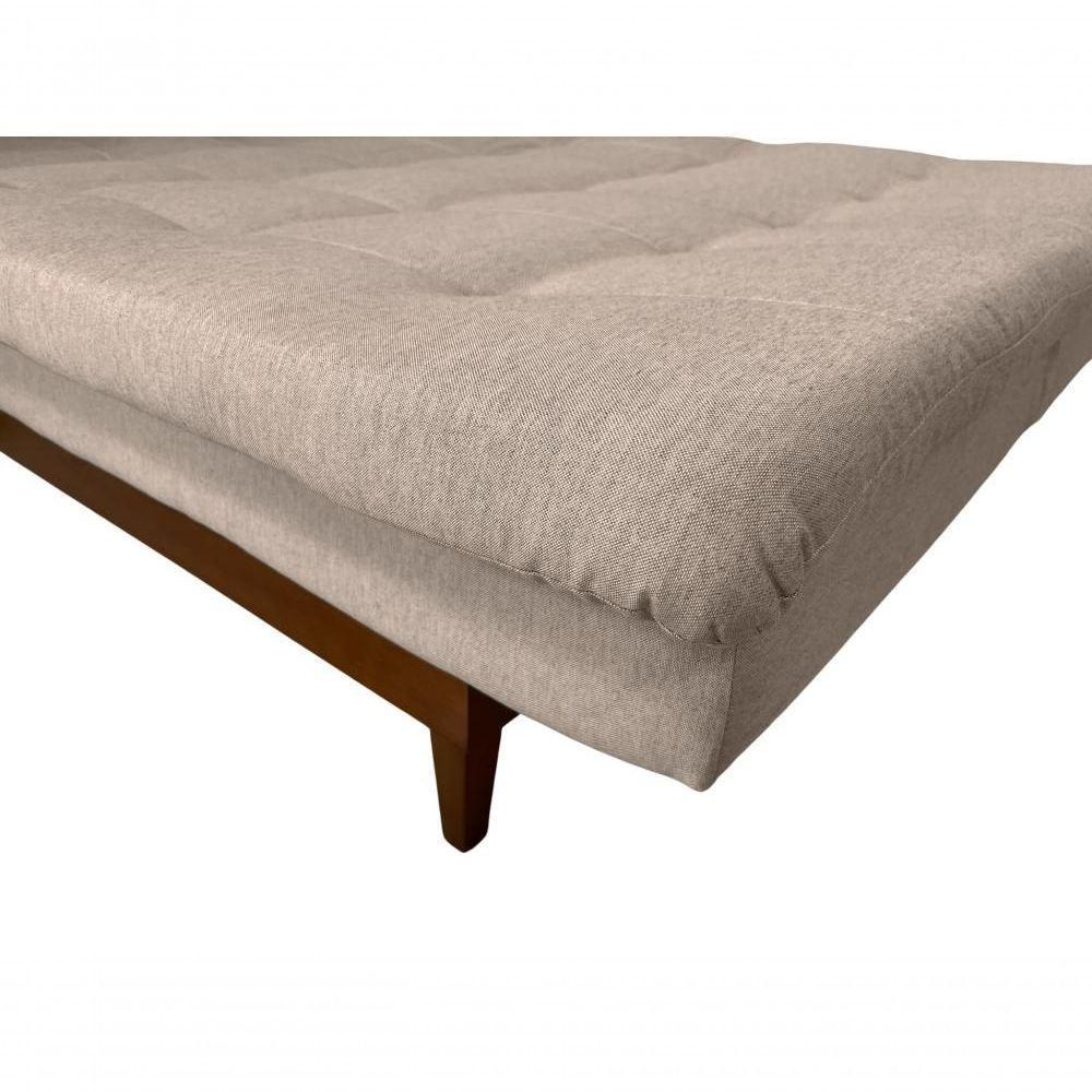 Sofá Cama Dubai Linho Espuma D33 Bege 201 - 3