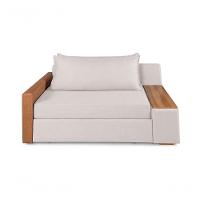 Sofá Cama Panamá Compose Linho 2 Lugares Império Estofados Gelo - 8