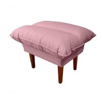 Sofá Cama Andorra Com Banqueta Corano 3 Lugares Reclinável Império Rosa 309 - 3