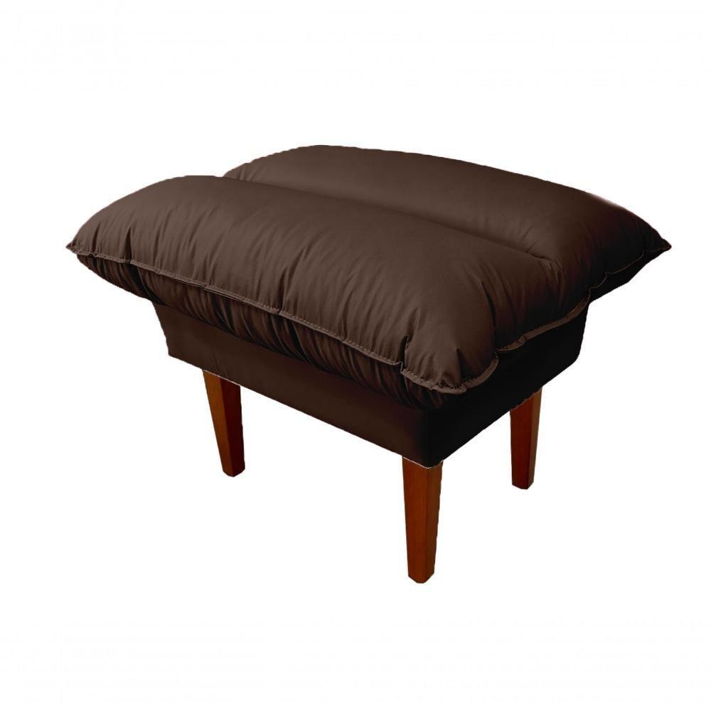 Sofá Cama Andorra Com Banqueta Corano 3 Lugares Reclinável Império Marrom 310 - 3