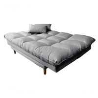 Sofá Cama Andorra Com Banqueta Corano 3 Lugares Reclinável Império Cinza 312