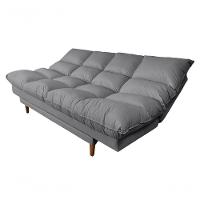 Sofá Cama Andorra Com Banqueta Corano 3 Lugares Reclinável Império Cinza 312 - 5