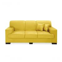 Sofá Manu Conjunto 2 E 3 Lugares Clássico Fixo Confortável Sala Império Amarelo 374 - 6