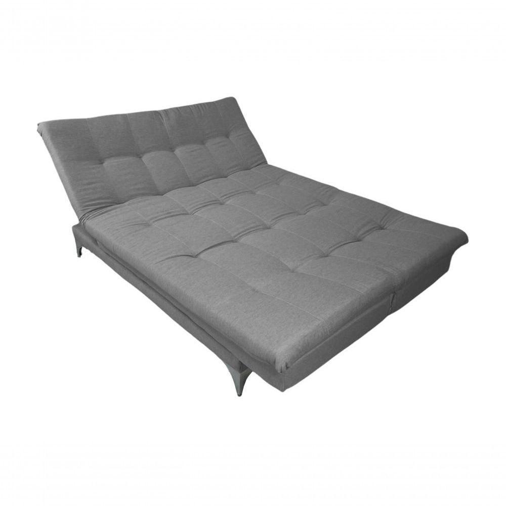 Sofá Cama Versátil Alumínio Linho Espuma D33 Império Grafite 199 - 9