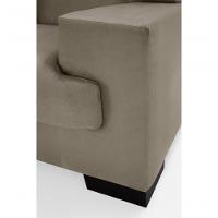 Sofá Manu Conjunto 2 E 3 Lugares Clássico Fixo Confortável Sala Império Chocolate 377 - 2