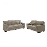 Sofá Manu Conjunto 2 E 3 Lugares Clássico Fixo Confortável Sala Império Chocolate 377 - 6