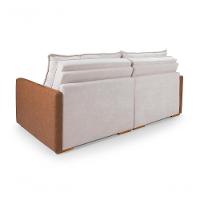 Sofá 3 Lugares San Marino 2,00m Boucle Composê Retrátil E Reclinável Império Boucle 210 Bege - 3