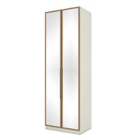 Armário 2 Portas Com Espelhos 3 Gavetas Predileto Areia Jequitibá - Henn - 1