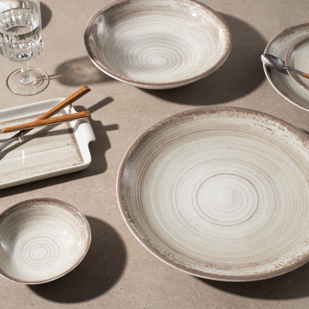 Aparelho De Jantar 42 Peças Esfera Cinza Schmidt - 4