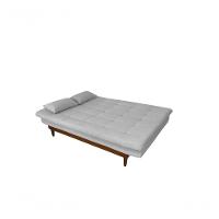 Sofá Cama Dubai Linho Espuma D33 Gelo 185 - 2