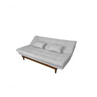 Sofá Cama Dubai Linho Espuma D33 Gelo 185 - 3