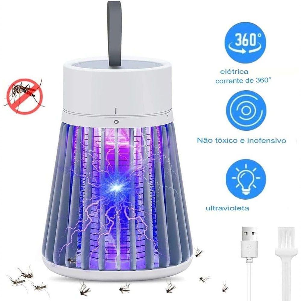Luminaria Led Repelente Mata Mosquito Eletrico Luz Ultravioleta - 5