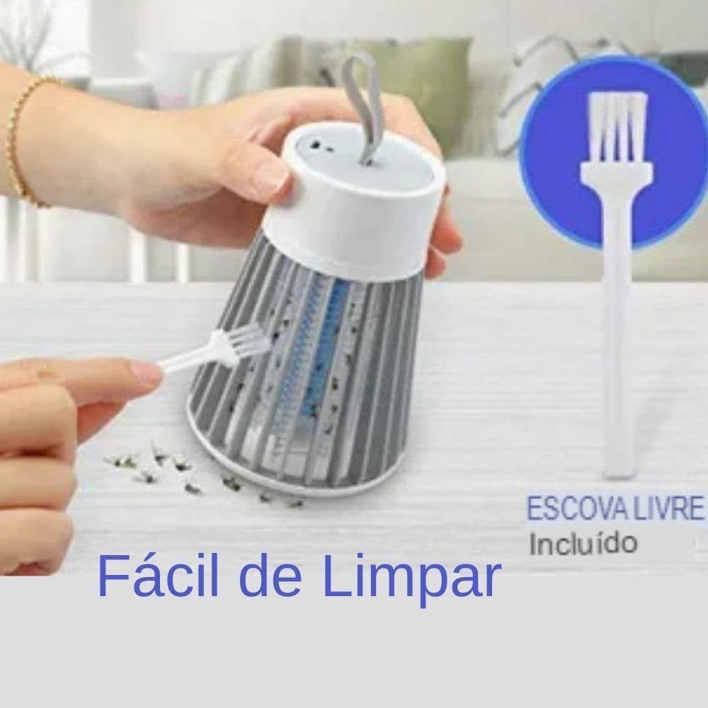 Luminaria Led Repelente Mata Mosquito Eletrico Luz Ultravioleta - 7