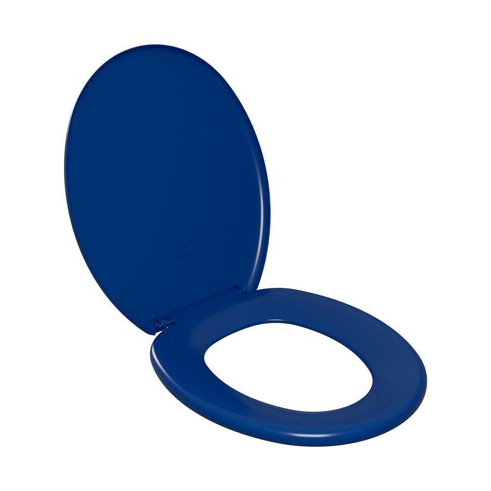 Assento Sanitário Plástico Astra Tpj-as Anatômico Azul - 6