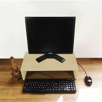 Suporte Para Monitor Natural Em Mdf - 3