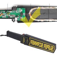 Detector Sensor De Metais Portatil Scanner Profisisonal Preto - 5