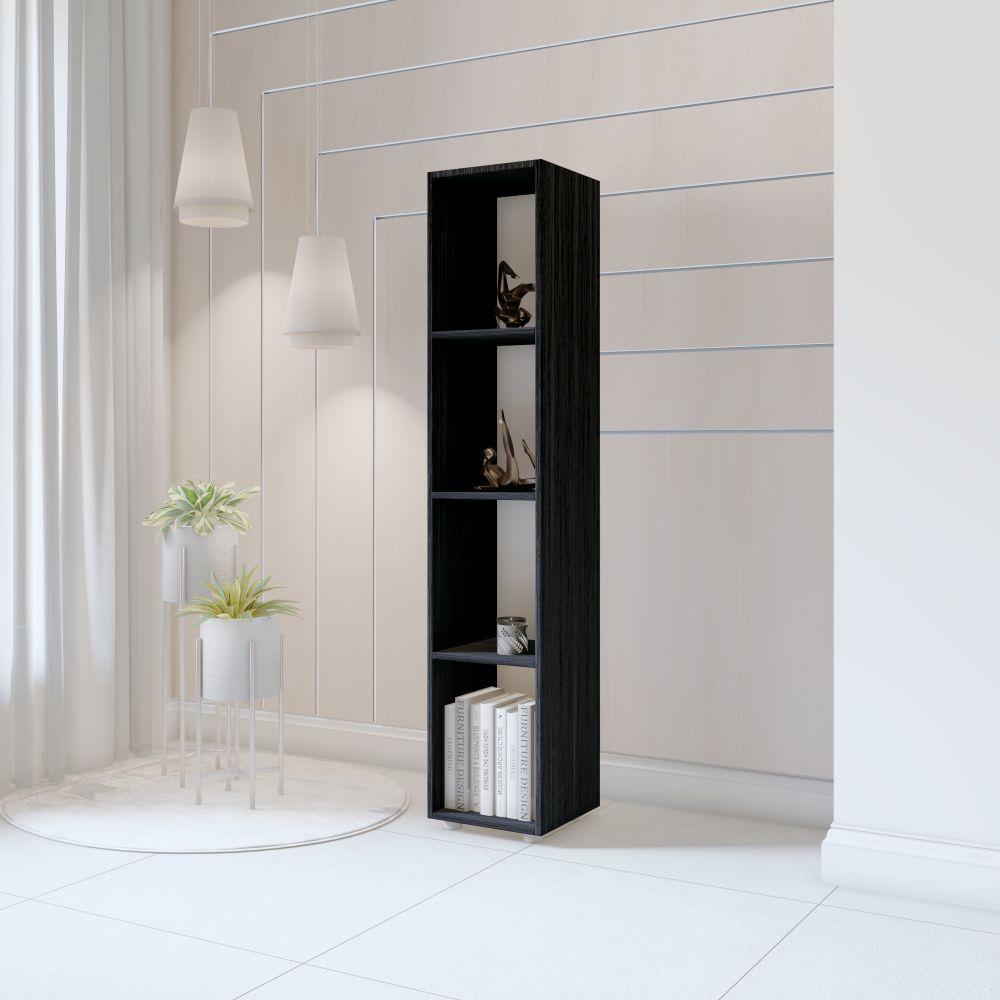 Estante 04 Nichos Delta preto - 1