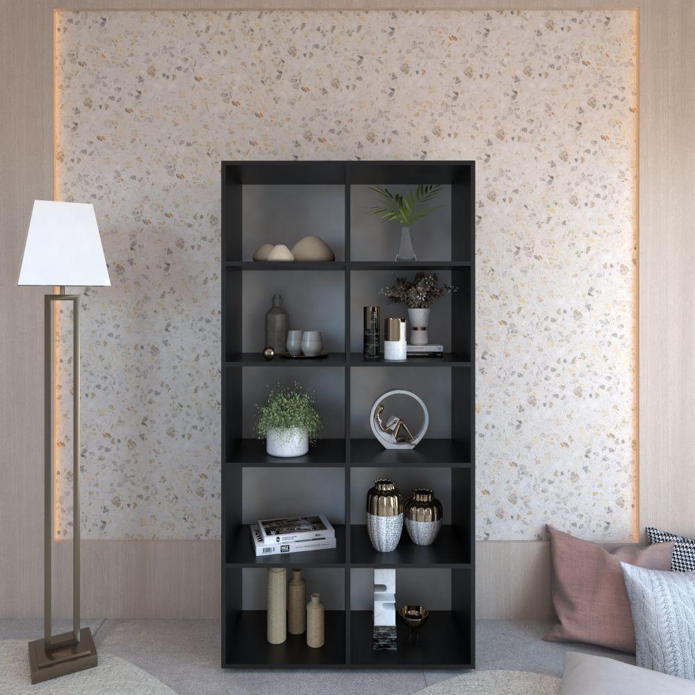 Estante Com 10 Nichos Belle preto - 1