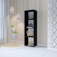 Estante Com 04 Nichos Calum preto - 1