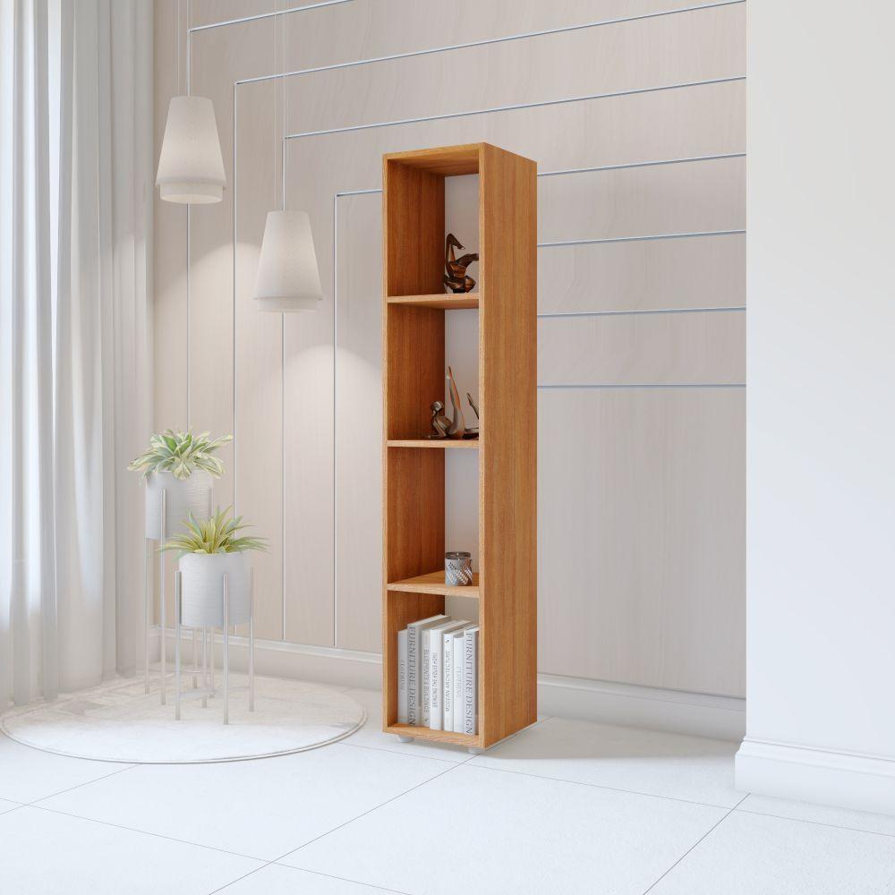 Estante 04 Nichos Delta freijó - 1