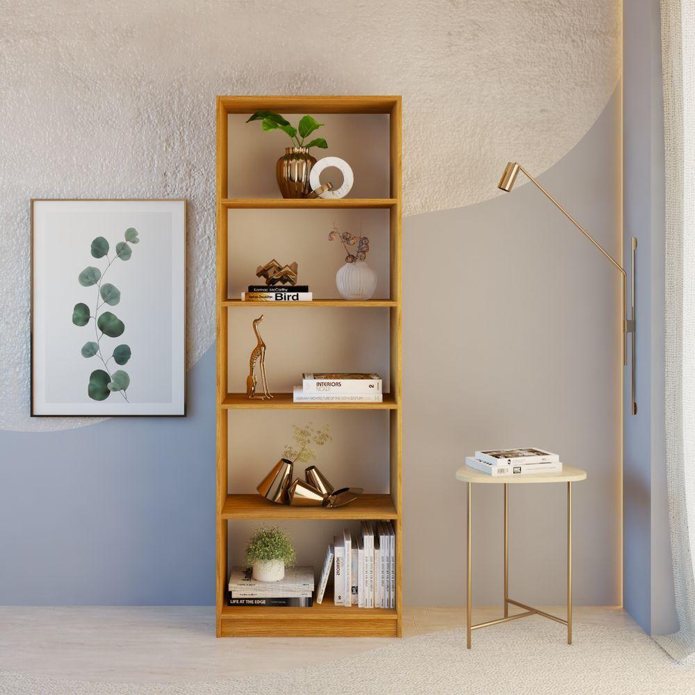 Estante Livreiro Multiuso Eliana Com 5 Nichos freijó - 3