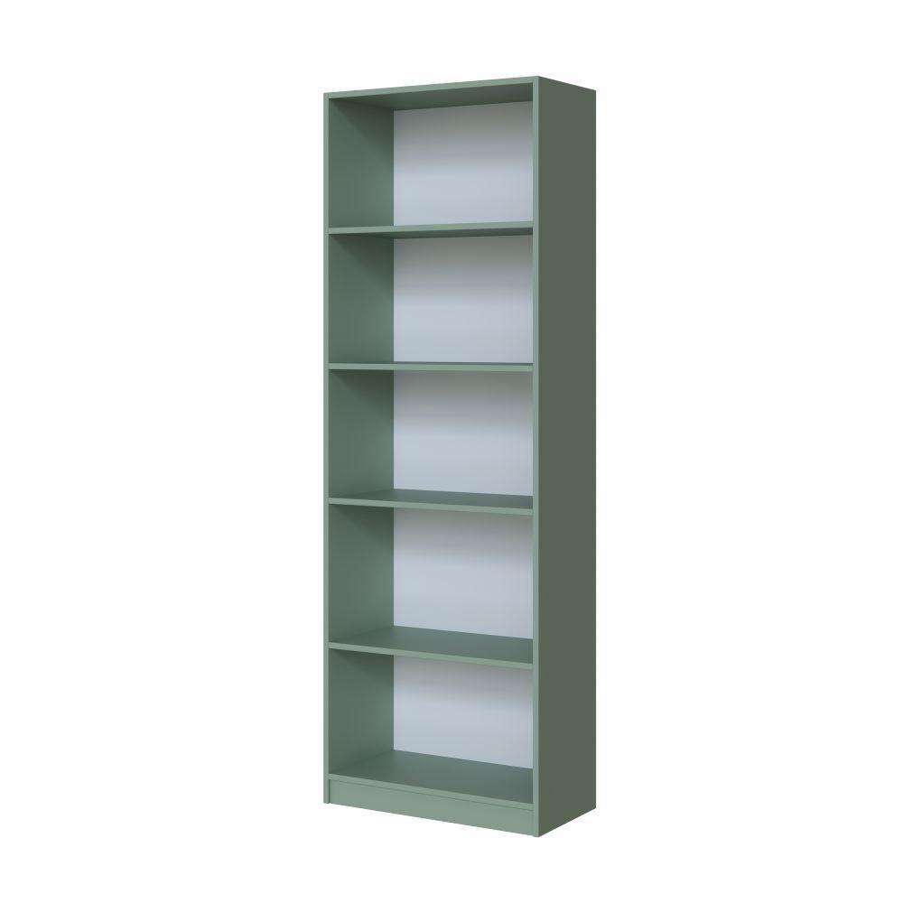 Estante Livreiro Multiuso Eliana Com 5 Nichos verde Bellagio - 3