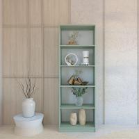 Estante Livreiro Multiuso Eliana Com 5 Nichos verde Bellagio - 1