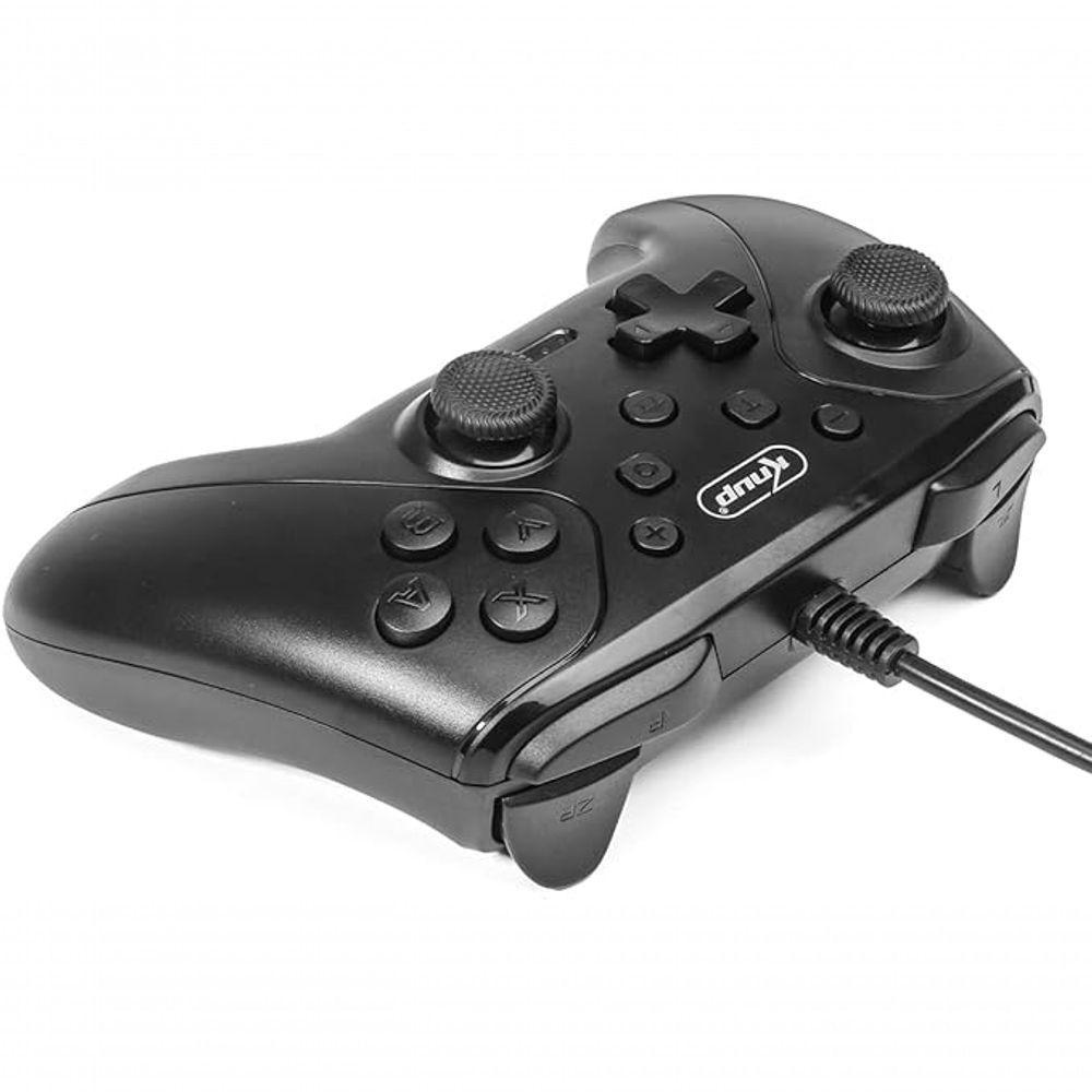Controle Joystick Knup Kp-cn700 Compatível Com Pc Nintendo Switch Ps3 Android Com Fio Usb - 7