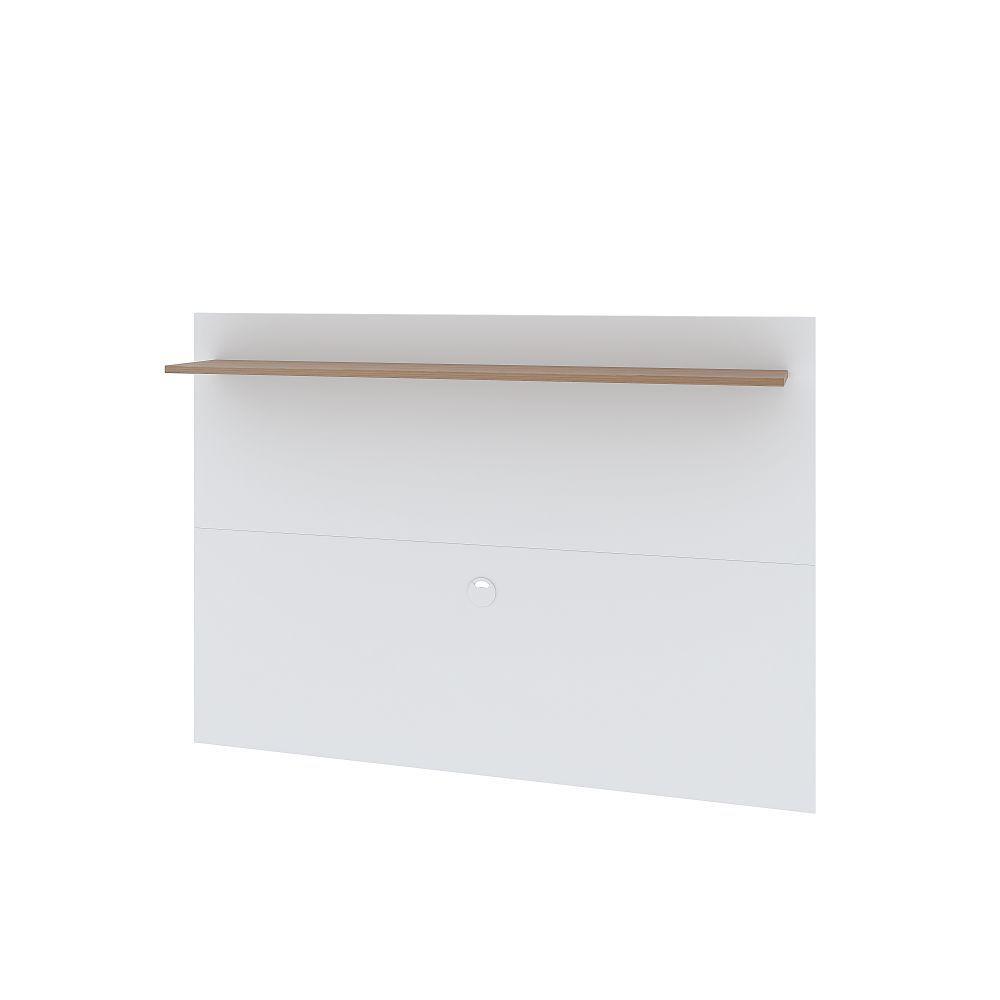 Painel Columbia 01 Prateleira P e Tv Ate 50 Pol. branco e montana - 2