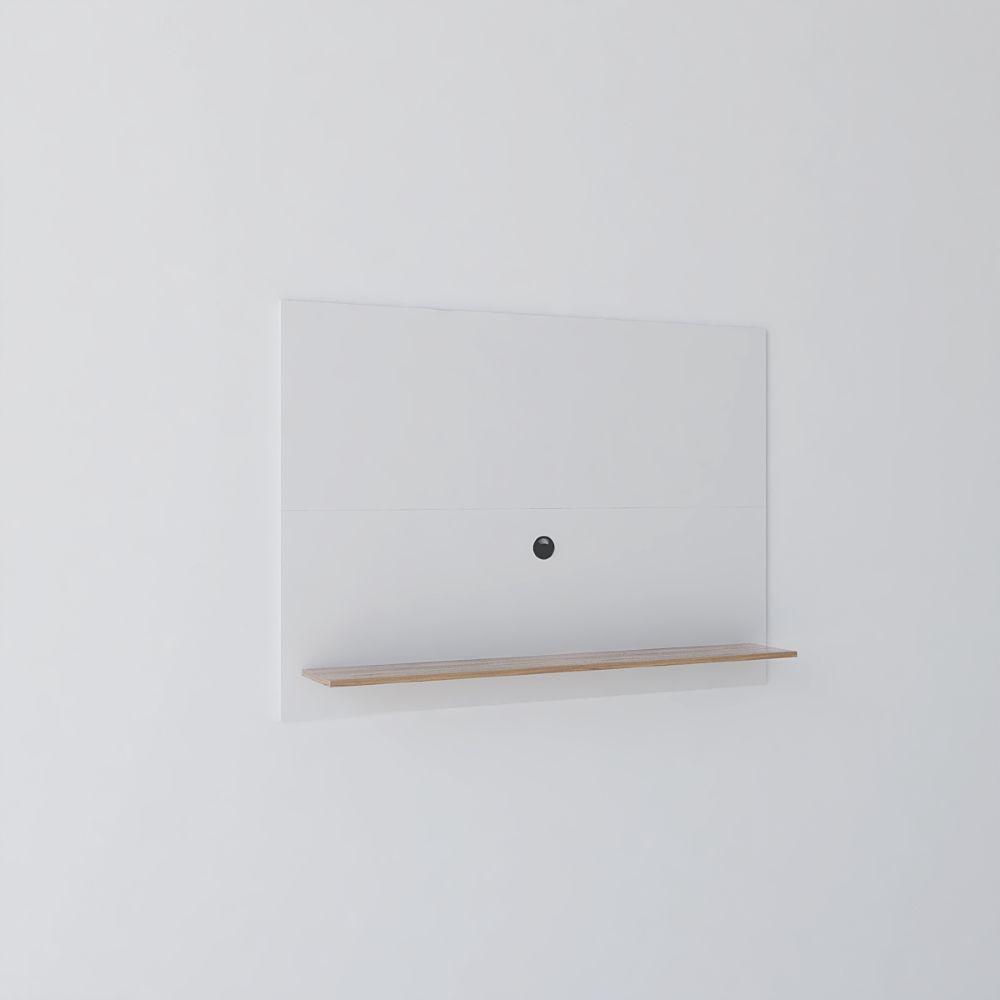 Painel Columbia 01 Prateleira P e Tv Ate 50 Pol. branco e montana - 3