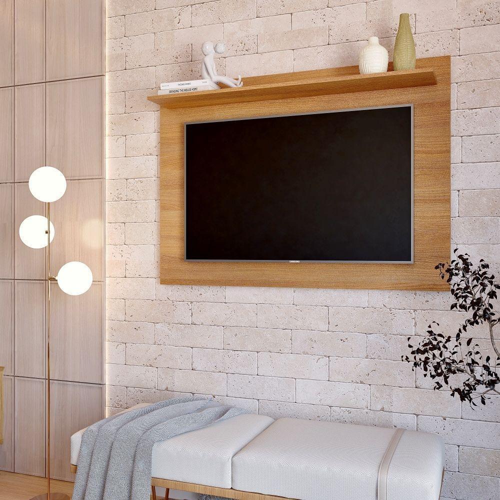 Painel Columbia 01 Prateleira P e Tv Ate 50 Pol. freijó - 4