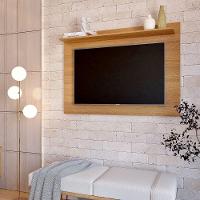 Painel Columbia 01 Prateleira P e Tv Ate 50 Pol. freijó